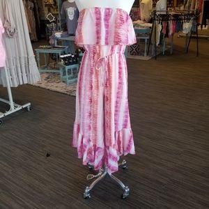Pink Lily Jumpsuit - Small